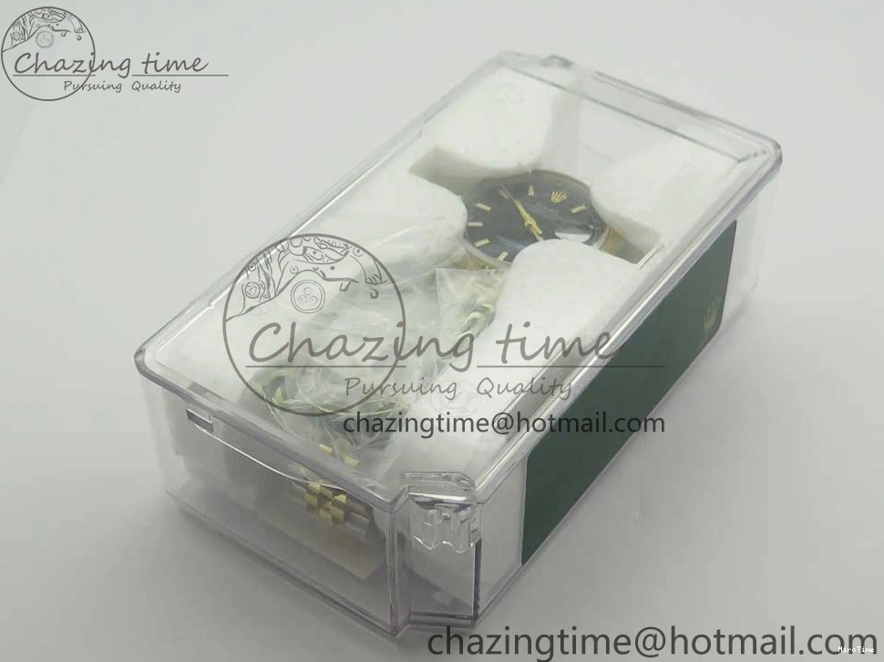 MiroTime 0801 DateJust 36 SS YG 116233 ARF 1:1 Best Edition 904L Steel Black Dial Stick Markers on Jubilee Bracelet SH3135 V EasyMatch 3261